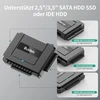 Suidek Usb 3.0 į Sata Ide adapteris, išorinis Ide kietojo disko nuskaitymo adapteris universaliam 2.5/3.5 colio Hdd/ssd kietajam diskui, Ide Sata į Usb keitiklis su 12v/2a maitinimo šaltiniu