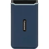 Kietasis diskas Transcend Ts1tesd370c Ultra High Speed 1tb nešiojamas lengvas išorinis ssd (≠hdd) usb type-c/a, duomenų perdavimas (iki 1050/950mb/s), atminties išplėtimas staliniams kompiuteriams, nešiojamiems kompiuteriams, ps4, XBOX mėlynas