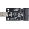 Kietasis diskas Xiwai mini pci-e msata į usb 2.0 išorinis ssd pcba konverterio adapteris pen drive kortelė be dėklo