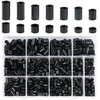 Kinetickraft apvalios tarpinės, 1000 vnt., Abs plastikinės tarpinės M3, M4 varžtams, izoliacinės poveržlės be sriegio, izoliacinės tarpinės varžtams