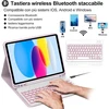 Klaviatūra Ipad 10 Generation 10.9 Inch 2022, dėklas Ipad 10 Generation su klaviatūra, apšviestas dangtelis, Bluetooth, magnetinis, nuimamas, itališkas Qwerty išdėstymas, skirtas Ipad 10
