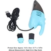 Kompiuterinis dulkių siurblys Usb rankinis nešiojamas universalus mini dulkių siurblys, skirtas kompiuteriui, nešiojamam kompiuteriui, klaviatūrai, elektronikai (žalias)
