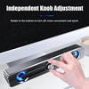 Kompiuterio kolonėlės Etlephe Soundbar, kompiuterio kolonėlė, žaidimų kolonėlė su šauniomis Led lemputėmis, kompiuterio kolonėlė Usb, 3,5 mm Aux jungtis, kompiuterio dėžės kompiuteriui, monitoriui, nešiojamam kompiuteriui, telefonui, juoda