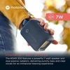 Kompiuterio kolonėlės Motorola Sound Rokr 300 Bluetooth 5.3 garsiakalbis - nešiojamas belaidis 7w garsiakalbis - Ip67 kompaktiškas garsiakalbis, atsparus vandeniui ir dulkėms - 12 valandų veikimo laikas, mėlynas