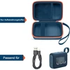 Kompiuterio kolonėlės Nešiojamas dėklas, suderinamas su Jbl Go 4 - nešiojama bluetooth garsiakalbio dėžutė Pro Sound, taip pat skirta Go 3/go3 Eco/go2 vandeniui atspariam mini belaidžiam garsiakalbiui - tik dėklas (mėlynas)