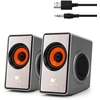 Kompiuterio kolonėlės Orow Mini Kompiuterio Garsiakalbiai, 12w, Usb, Sidabriniai