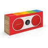 Kompiuterio kolonėlės Polaroid P2 - galingas nešiojamas belaidis bluetooth garsiakalbis įkraunamas su dvigubu stereo susiejimu - raudonas ir baltas