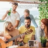 Kompiuterio kolonėlės Retro bluetooth garsiakalbis, vintažinis garsiakalbis su senamadišku klasikiniu stiliumi, didelis garsumas, bluetooth 5.0 belaidis ryšys, palaiko tf kortelę, u diską ir aux garso įvestį (mėlynas)