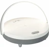 Kompiuterio kolonėlės Smooth-light Ltc Bright 5w bluetooth garsiakalbis su indukciniu įkrovimu ir laisvų rankų įranga, baltas ir pilkas