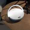 Kompiuterio kolonėlės Smooth-light Ltc Bright 5w bluetooth garsiakalbis su indukciniu įkrovimu ir laisvų rankų įranga, baltas ir pilkas