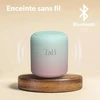 Kompiuterio kolonėlės T'nb garsiakalbis colour - nešiojamas belaidis garsiakalbis, 8 valandų bluetooth ryšys, mažas vandeniui atsparus garsiakalbis dušui ipx4, madingas ir spalvingas mini formatas - žalia ir rožinė