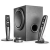 Kompiuterio kolonėlės Wavemaster 66208 - stax 2.1 stereo sistema 22w žemų dažnių garsiakalbis 10w palydovai su žemų dažnių reguliavimu ir nuotoliniu valdymu