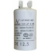 Kondensatorius vandens siurbliui 12.5µf, Ø 35mm, 60mm