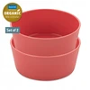 Koziol Connect Bowl 890ml, 2 vnt., koralų spalvos