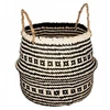 Krepšys-dangtis iš jūros žolės Aztec vazonui Boho ethno