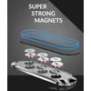 Kronya - magnetinis išmaniojo telefono laikiklis - automobilinis sukamasis laikiklis mobiliajam telefonui, magnetinis universalus sieninis laikiklis (sidabrinis)
