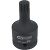 Ks tools 150.1701 3/4" smūginis antgalis, skirtas spline (xzn) varžtams, trumpas