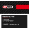 Ks Tools 516.1428 sukimo rankenėlės keitimo kvadratas 1/2 + 3/8 colio aukštos kokybės kvadratinis veržliaraktis dinamometriniam raktui i kvadratinė pavara pagal din 3122
