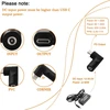 Kuoqiy 65 W Pd Usb C į Dc adapterį, Dc lizdas 3.5 x 1.35 mm įvestis į Usb C Type C kampinis 90 laipsnių maitinimo kištuko įkrovimo adapteris, Dc į Usb Type C maitinimo kištuko įkrovimo adapteris nešiojamam mobiliajam telefonui