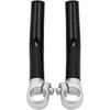 Kuuleyn dviračio vairas, vairo galas, 1 pora aliuminio lydinio kalnų dviračio plento dviračio vairo galas, skirtas 22,2 mm / 0,9 colio vairams, dviračio vairo galas (juodas)