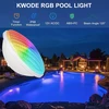 Kwode 36 W Rgb baseino apšvietimas, Par56 baseino priekinis žibintas su laikmačio nuotolinio valdymo pulteliu, Led baseino lempa Ip68 atspari vandeniui, 12 V Ac/dc