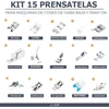 La Canilla ® - 15 dalių siuvimo mašinos pėdelės rinkinys, skirtas Alfa Singer Brother Janome Elna Juki Lidl Ikea