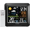 La Crosse Technology Ws6820 belaidė meteorologijos stotis su spalvotu lcd ekranu - juoda