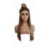 Lace front perukas, ruda/šviesi, 40/55/70cm + 2 kepurėlės