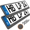 Laikiklis numerio ženklui 520x110 mm, 2 vnt., anglies pluošto išvaizda