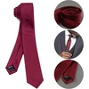 Laikrodis Jsthhtt vyriškas kaklaraištis, siauras, vienspalvis, klasikinis, formalus, elegantiškas, vestuvėms, vakarėliams, verslui, juodas, 6 cm, raudonas, juodas, vyno raudonumo, tamsiai mėlynas