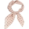 Laikrodis Whakano elegantiškas šilkinis moteriškas šalikas, 65 x 65 cm, galvos apdangalas su taškeliais, šifono šalikas, bandana, kvadratinis šalikas, mažas minkštas kvadratinis šilkinis šalikas, dovana moterims, apricot pink