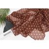 Laikrodis Whakano elegantiškas šilkinis moteriškas šalikas, 65 x 65 cm, galvos apdangalas su taškeliais, šifono šalikas, bandana, kvadratinis šalikas, mažas minkštas kvadratinis šilkinis šalikas, dovana moterims, apricot pink