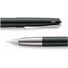 Lamy Studio 069 plunksnakotis - nerūdijančio plieno plunksnakotis juodos/žalios spalvos lakuota apdaila su poliruota nerūdijančio plieno rankena - poliruotas sidabro plieno plunksnos galiukas - plunksnos dydis M, 1 vnt. (1 pakuotė)