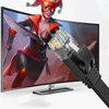Lan kabelis, 15 metrų, cat 6, plokščias tinklo kabelis, 15 m, didelės spartos juodas ethernet kabelis, rj45 kabelis, plonas interneto kabelis, 1 gbps patch kabelis, gigabitinis lan kabelio ilgintuvas maršrutizatoriui