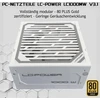 Lc-power pc maitinimo šaltinis 1000 w atx 3.1, 80 plus auksinis, visiškai modulinis atx maitinimo šaltinis, skirtas aukštam našumui ir stabilumui jūsų sistemoje - efektyvus, lankstus ir galingas (lc1000mw v3.1)