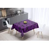 Le Jardin du Lin virtuvinė dekoratyvinė staltiesė, violetinė, juoda, 140 x 140 cm - sukurta ir pagaminta Turkijoje