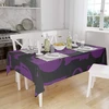 Le Jardin du Lin virtuvinis dekoratyvinis staltiesė, violetinė, juoda, 140 x 160 cm - sukurta ir pagaminta Turkijoje