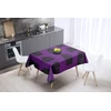 Le Jardin du Lin virtuvinis dekoratyvinis staltiesė, violetinė, juoda, 140 x 140 cm - sukurta ir pagaminta Turkijoje