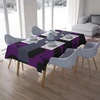 Le Jardin du Lin virtuvinis dekoratyvinis staltiesė violetinė juoda 140 x 200 cm - sukurta ir pagaminta Turkijoje