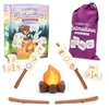 Learning Resources Campfire Chatmallows istorijų rinkinys 1450, vaidmenų žaidimas prie laužo nuo 4 metų, pasakojimas, skatina vaizduotę, su led lempute, kūrybinis žaidimas vaikams