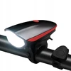 Led dviračio priekinis žibintas su usb ir garsiniu signalu