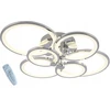 Led lempa Ring chrom žvakidė Ring + nuotolinio valdymo pultas 84w