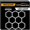 Led šviestuvas panelis garažui dirbtuvėms namams hexagon 297x307 5500-6000k