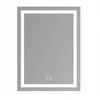 Led vonios veidrodis 50x70 cm stačiakampis antifog reguliuojamas apšvietimas