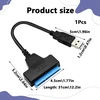Leibochao usb 3.0 į sata adapteris, 5 gbps kabelis 2.5 colio hdd/ssd - palaiko windows xp/vista/7/8/10, mac os ir linux
