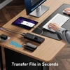Lemorele Usb 3.0 maitinamas 10 prievadų gen 1 šakotuvas su maitinimo šaltiniu, nepriklausomas grandinės pertraukiklis, 12v 2a Usb maitinimo adapteris 1