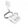 Lencent ilgintuvas 3m, 4x schuko Eu, 3x Usb A, 1x Usb C baltas 3 metrai