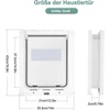 Lessmon didelės šunų durelės su magnetine fiksavimo plokštele namų saugumui, patvarios, atsparios oro sąlygoms 17 x 14 vidutiniams ir dideliems šunims, katėms, naminiams gyvūnams