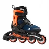 Leszno Nauji Junior Rollerblade Microblade riedučiai, dydis 36.5-40.5, Midblu/warmorange