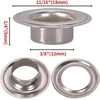 Letcart įrankių rinkinys kilpelėms, 120 metalinių kilpų, įrankis kilpelėms įstatyti, replės su skylamušiu audiniams, drabužiams, batams, odai, rankdarbiams (12 mm)